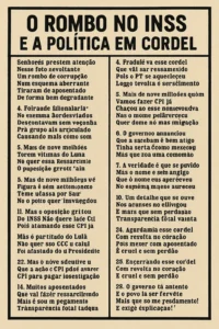 O Rombo no INSS | Verso Cordel