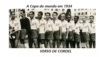 A Copa do mundo em 1934 | Verso Cordel