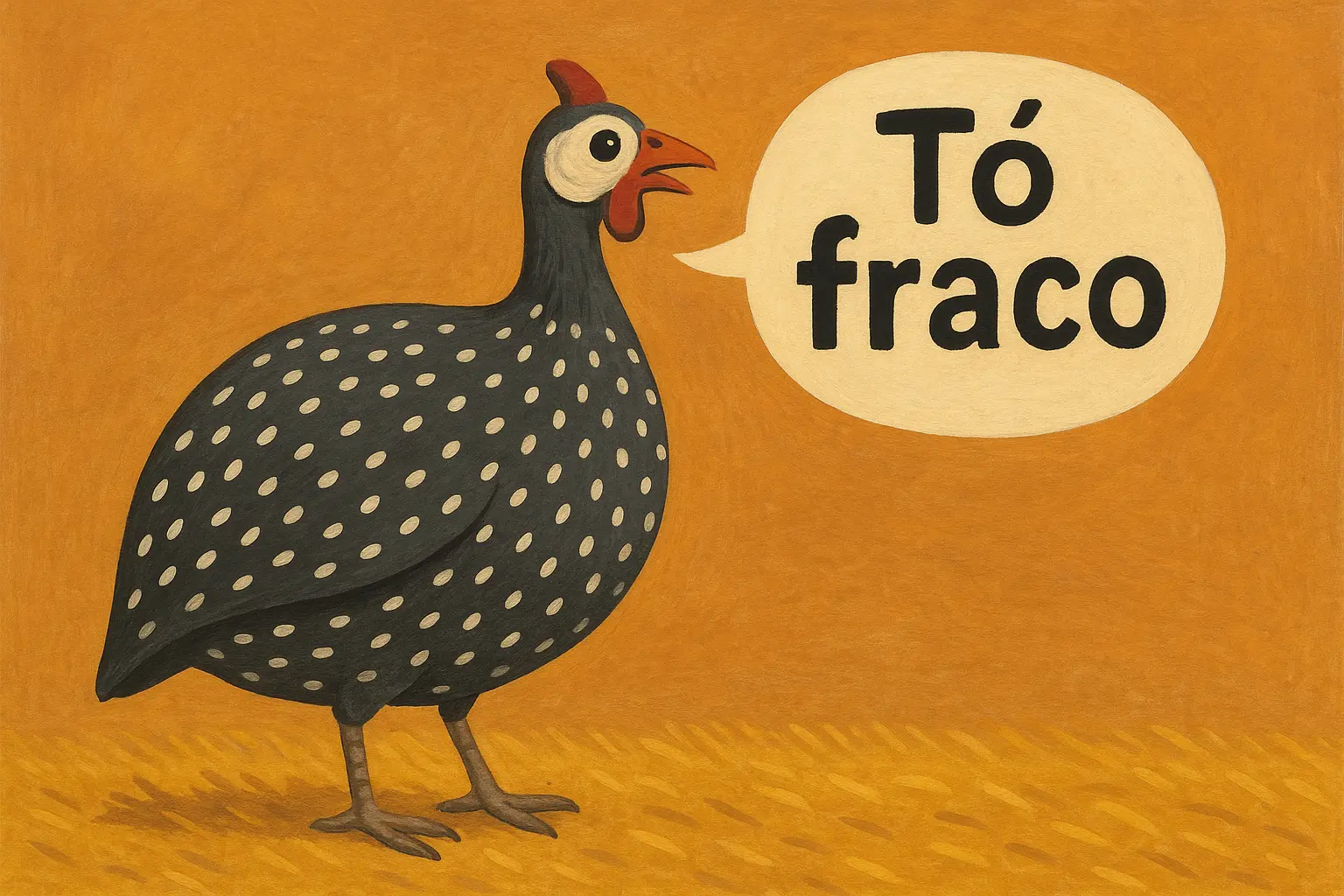 A GALINHA QUE DIZ TÔ FRACO | Verso Cordel