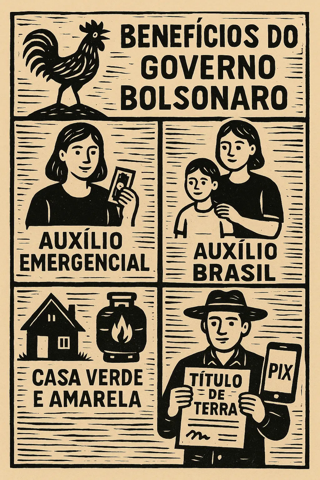 BENEFÍCIOS DO GOVERNO BOLSONARO | Verso Cordel