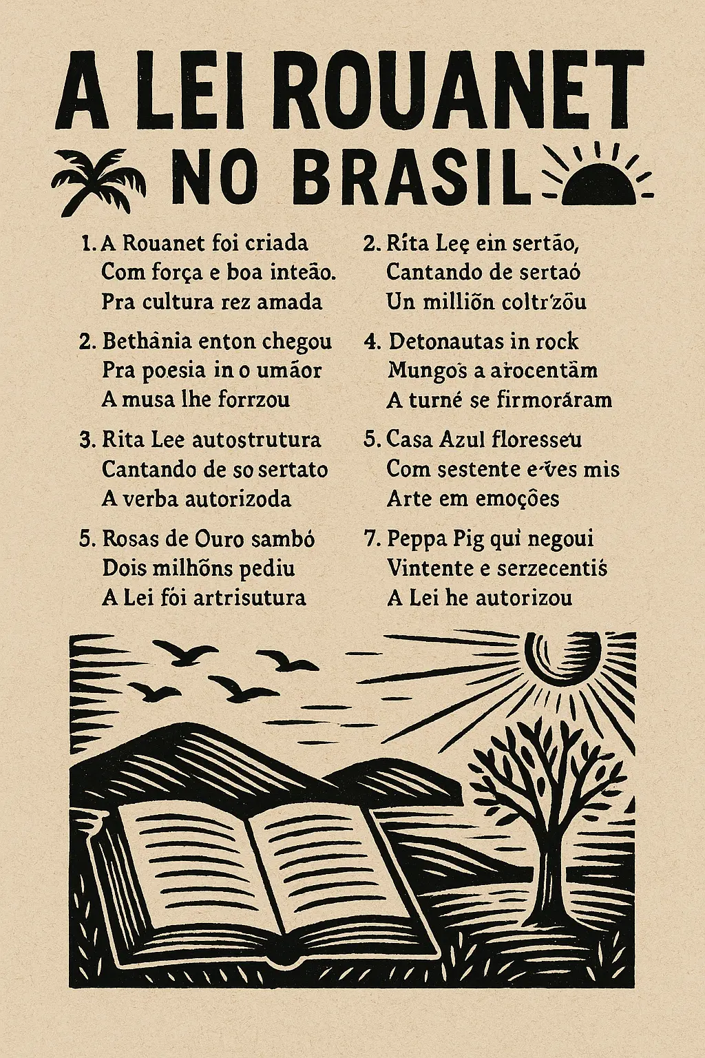 A Lei Rouanet no Brasil | Verso Cordel