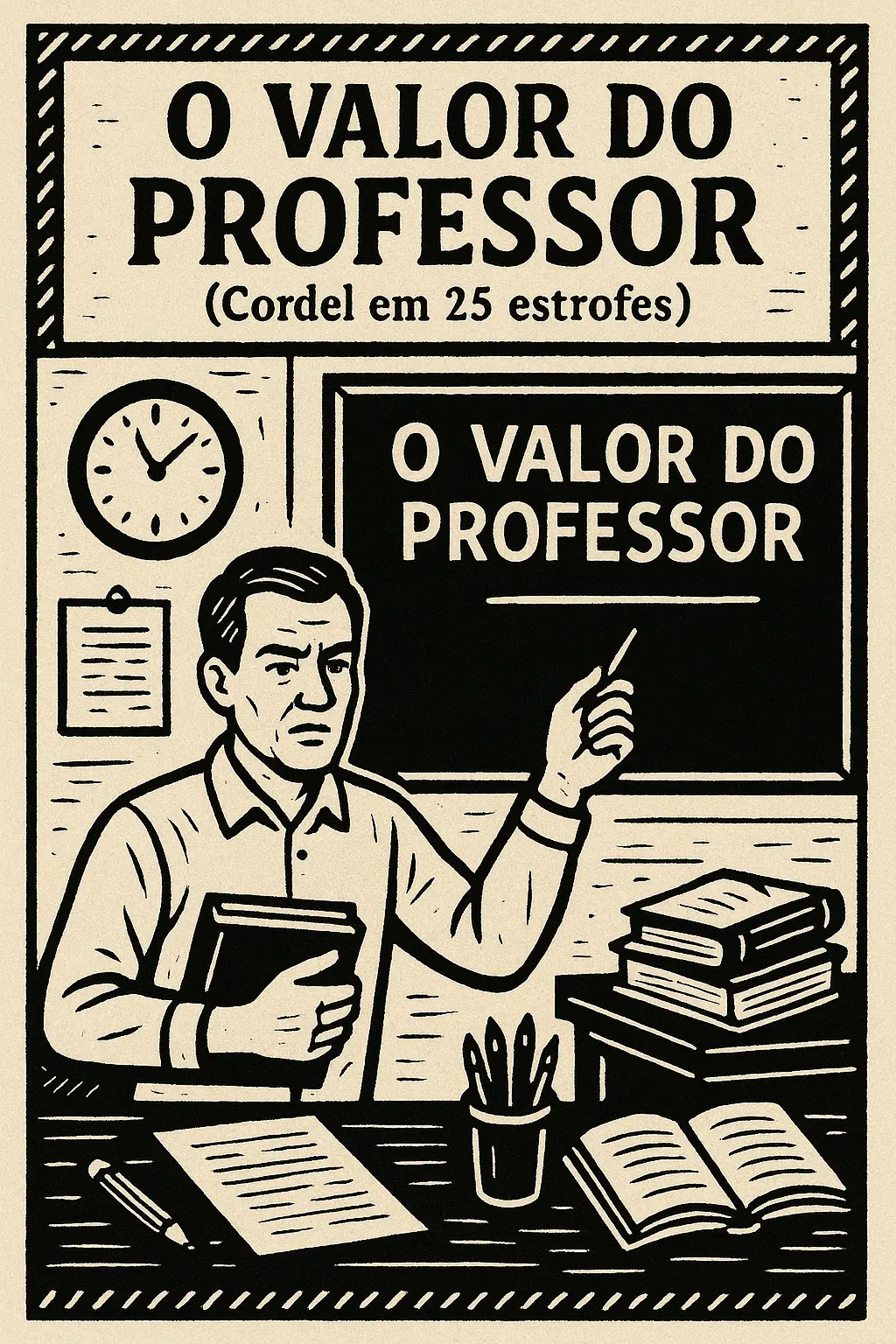 O Valor do Professor | Verso Cordel